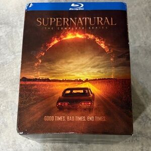 Warner Bros. Supernatural Blu-ray - Fiery Orange and Black